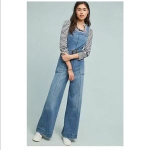 Pilcro Belted Denim Jumpsuit